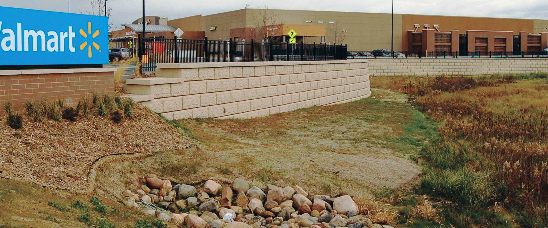 Limestone Commercial Wall